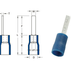 หัวเสียบก้านไม้ขีดแบบแบน