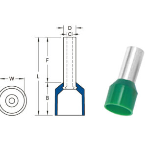 ข้อต่อย้ำสายแบบเดี่ยวหุ้ม