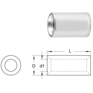 ข้อต่อย้ำสายแบบเปลือย